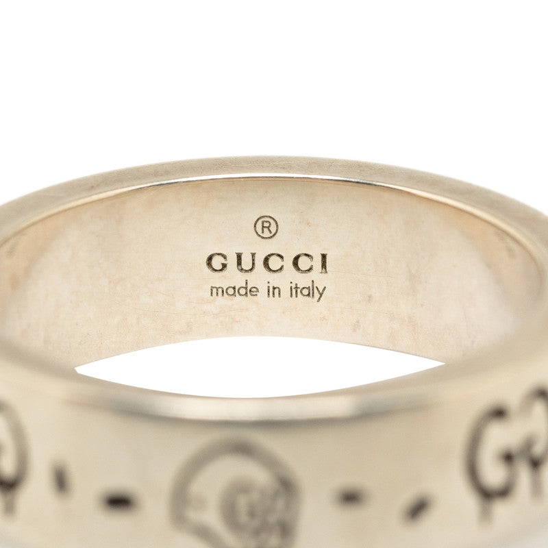 Gucci GG Ghost Silver Ring SV925 in Very Good Condition