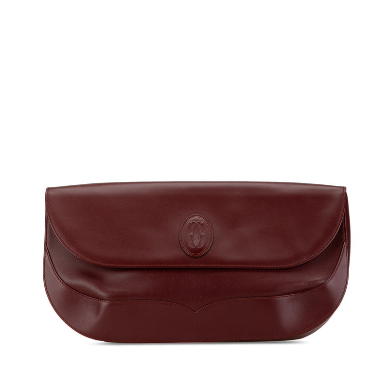 Cartier Must Line Leather Clutch Bag