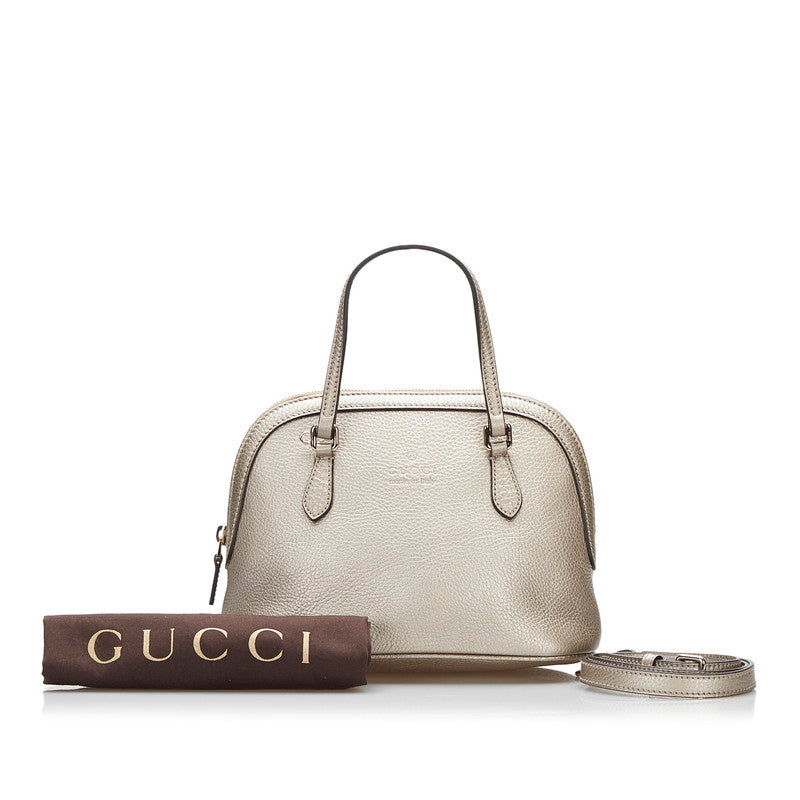 Gucci Leather 2WAY Handbag Shoulder Bag