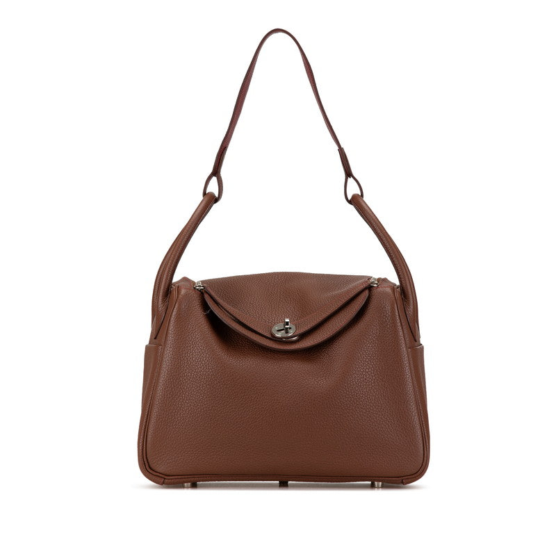 Hermes Lindy 30 Handbag Brown