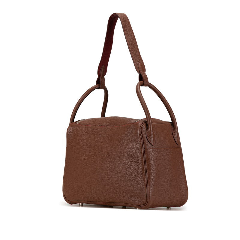 Hermes Lindy 30 Handbag Brown