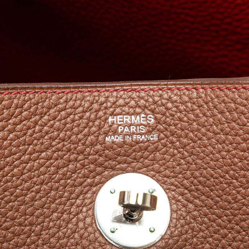 Hermes Lindy 30 Handbag Brown