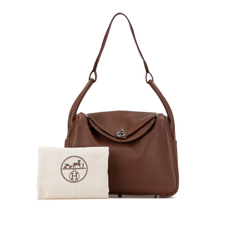 Hermes Lindy 30 Handbag Brown