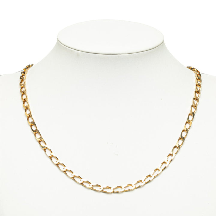 Dior Gold Plated Chain Necklace 82cm