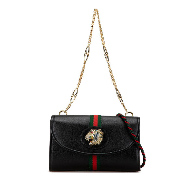 Gucci Rajah Tiger Head Leather 2WAY Shoulder Bag