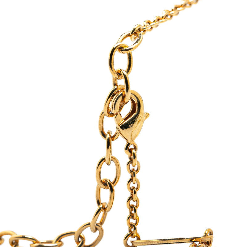 Louis Vuitton Iconic Rhinestone Necklace Gold