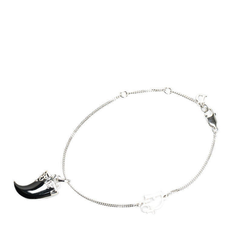 Dior Metal Fang Motif Chain Bracelet