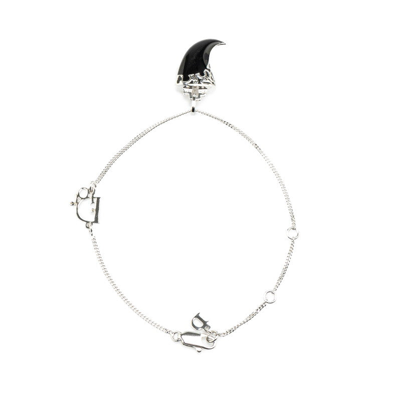 Dior Metal Fang Motif Chain Bracelet