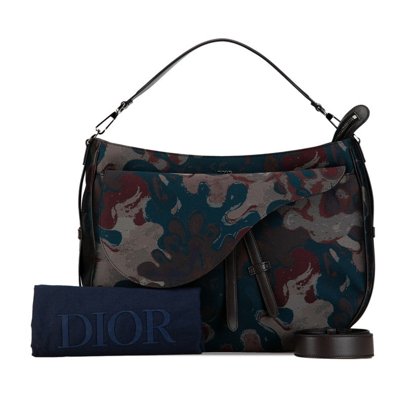 Dior Canvas Saddle Soft Bag Handbag in Great Condition