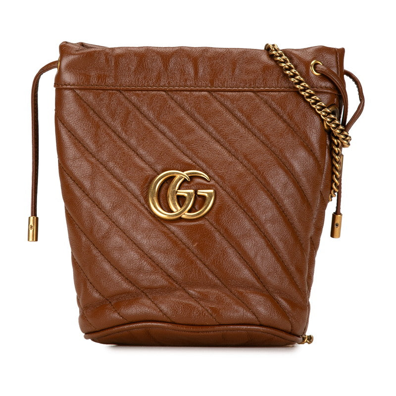 Gucci GG Marmont Leather Chain Shoulder Bag