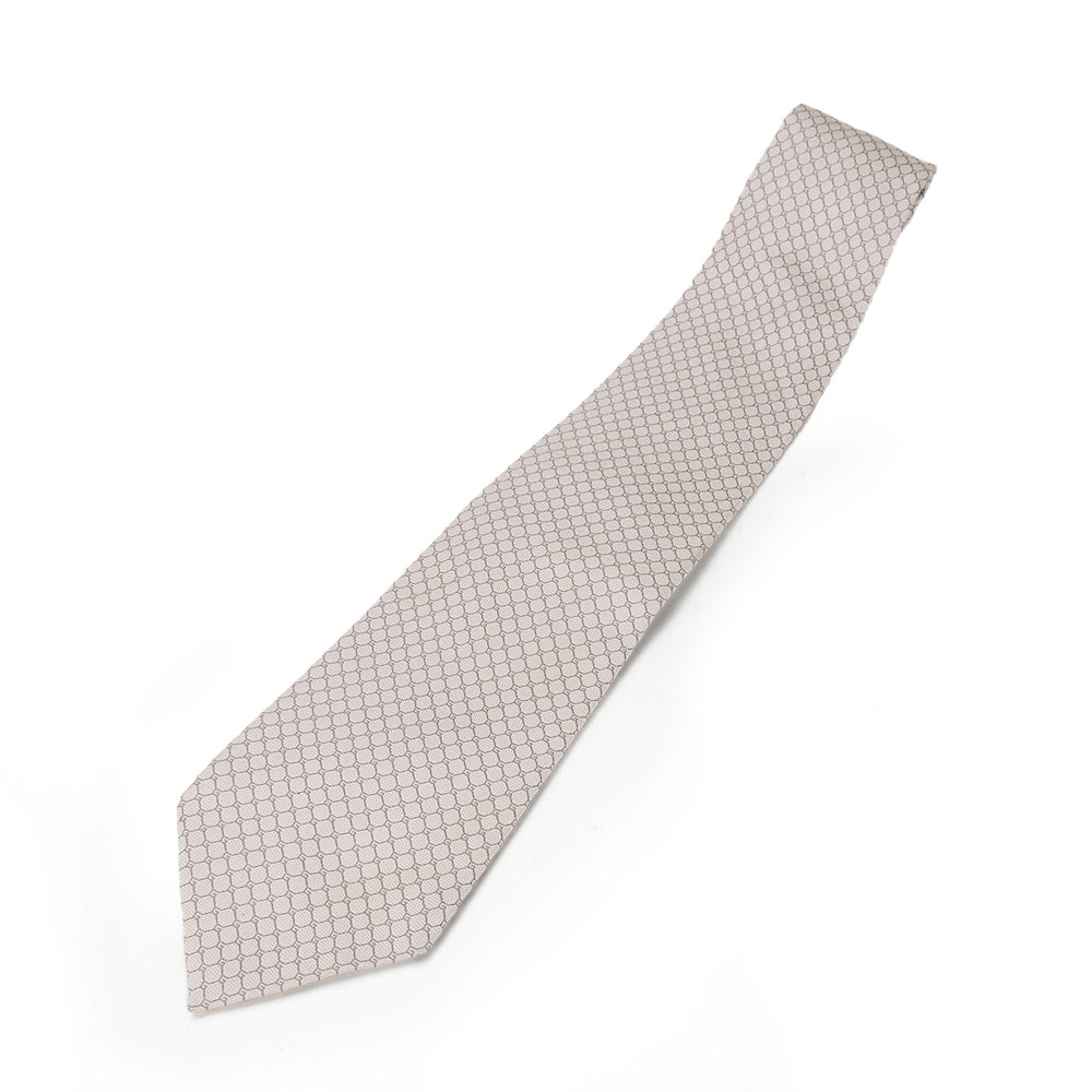 Used Gucci Silk Tie Pink Beige