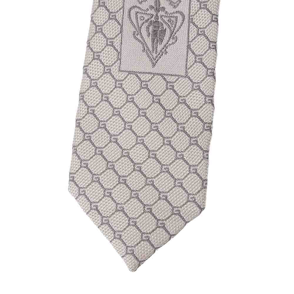 Used Gucci Silk Tie Pink Beige