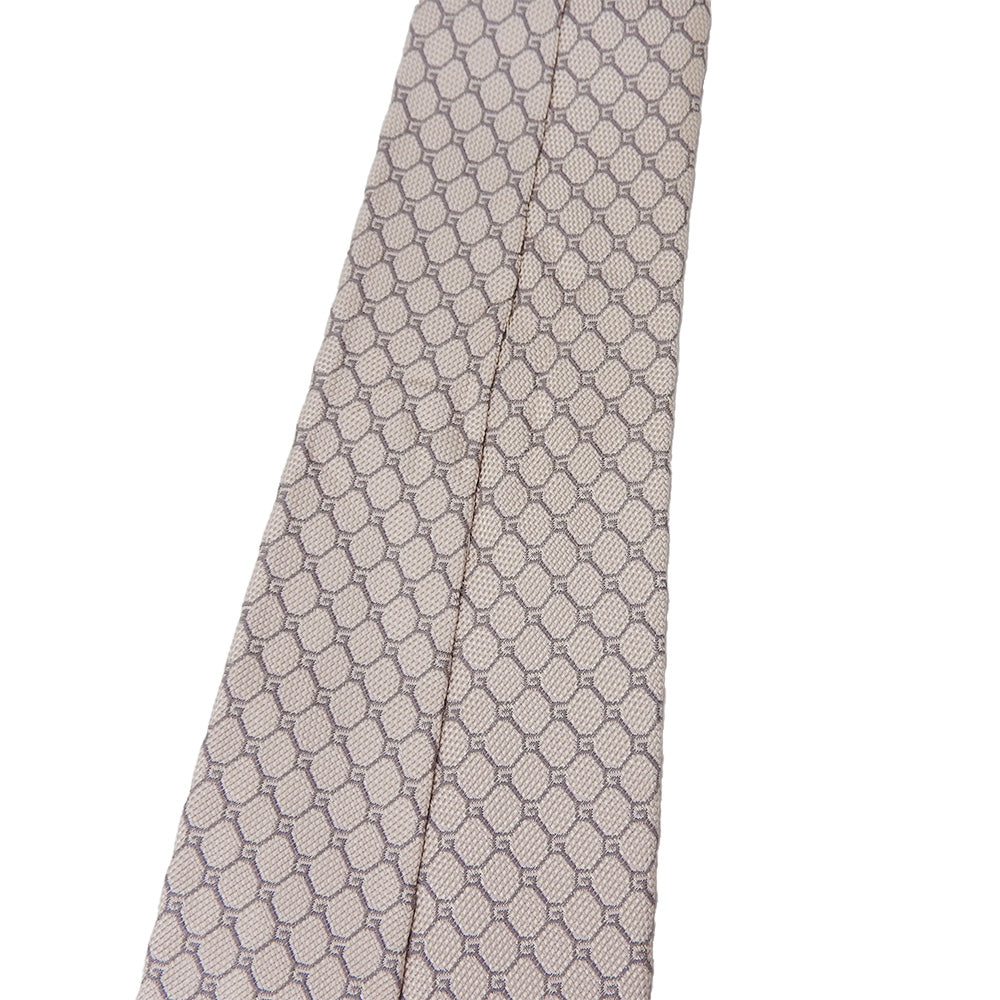 Used Gucci Silk Tie Pink Beige