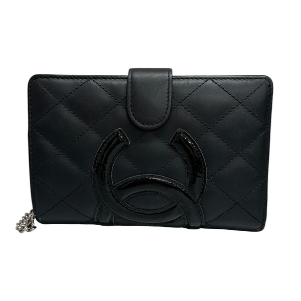 Chanel Cambon Line Leather Bifold Wallet