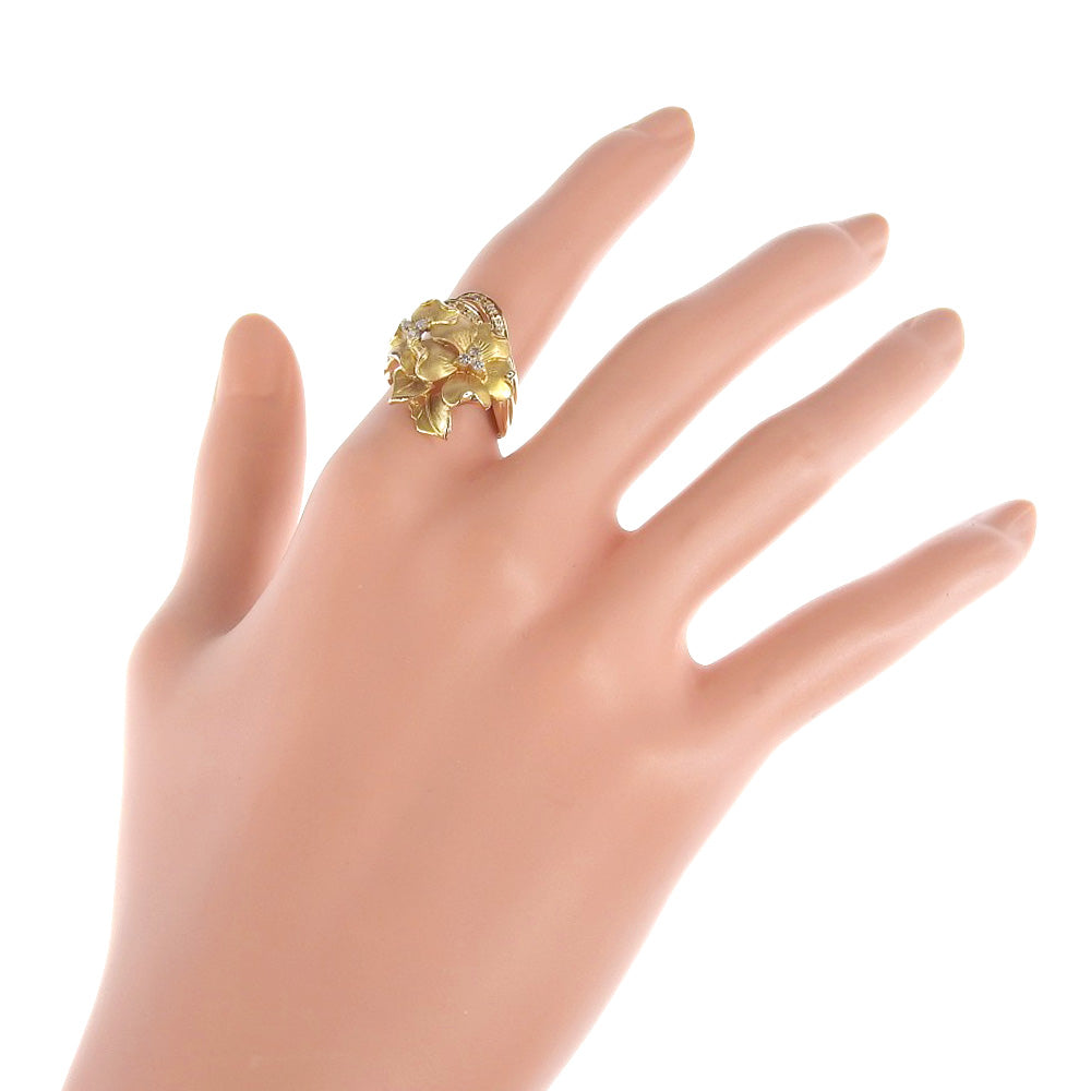 K18 Yellow Gold Diamond Ring 12