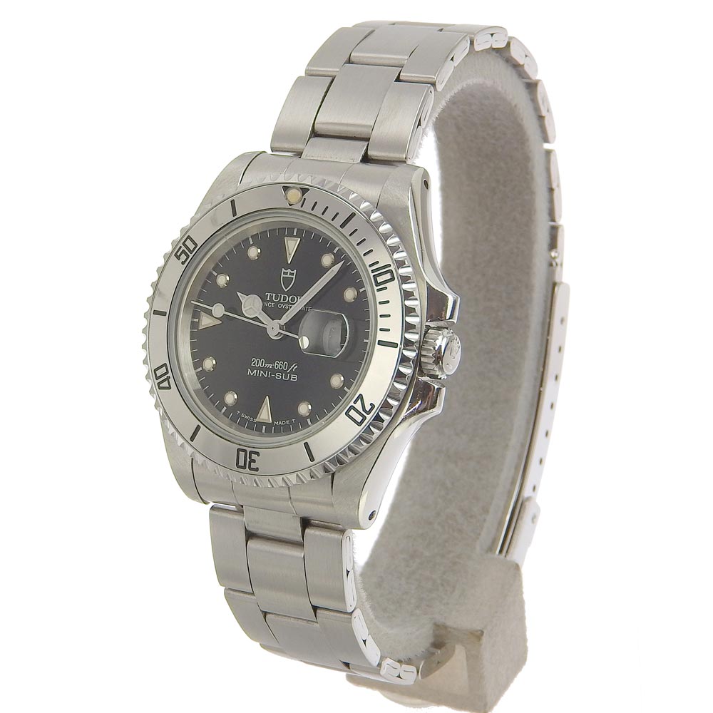TUDOR MiniSub 73190 Women's Watch in Stainless Steel with Automatic Winding and Silver Analog Display (Pre-Owned, A-Rank) 73190.0