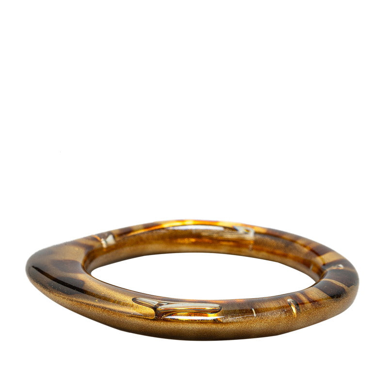 Salvatore Ferragamo Leopard Plastic Bangle