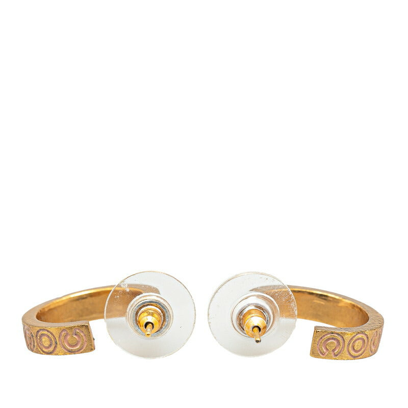 Chanel COCO Gold Hoop Earrings