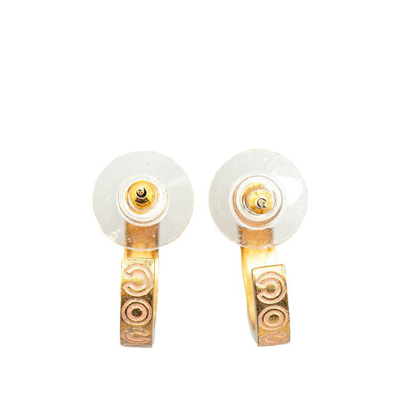 Chanel COCO Gold Hoop Earrings