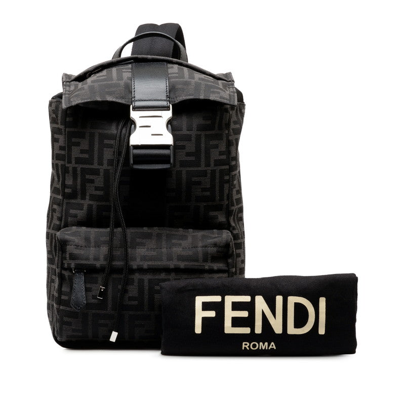 Fendi Canvas Leather Fendiness S Body Bag Backpack 7VZ067 AG0M in Great Condition