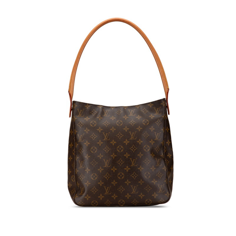 Louis Vuitton Monogram Looping GM Shoulder Bag M51145 Brown PVC Leather in Very Good Condition