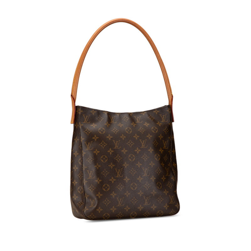 Louis Vuitton Monogram Looping GM Shoulder Bag M51145 Brown PVC Leather in Very Good Condition