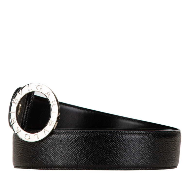 Bvlgari Leather Belt Black