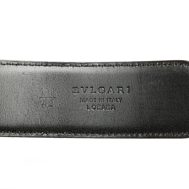 Bvlgari Leather Belt Black