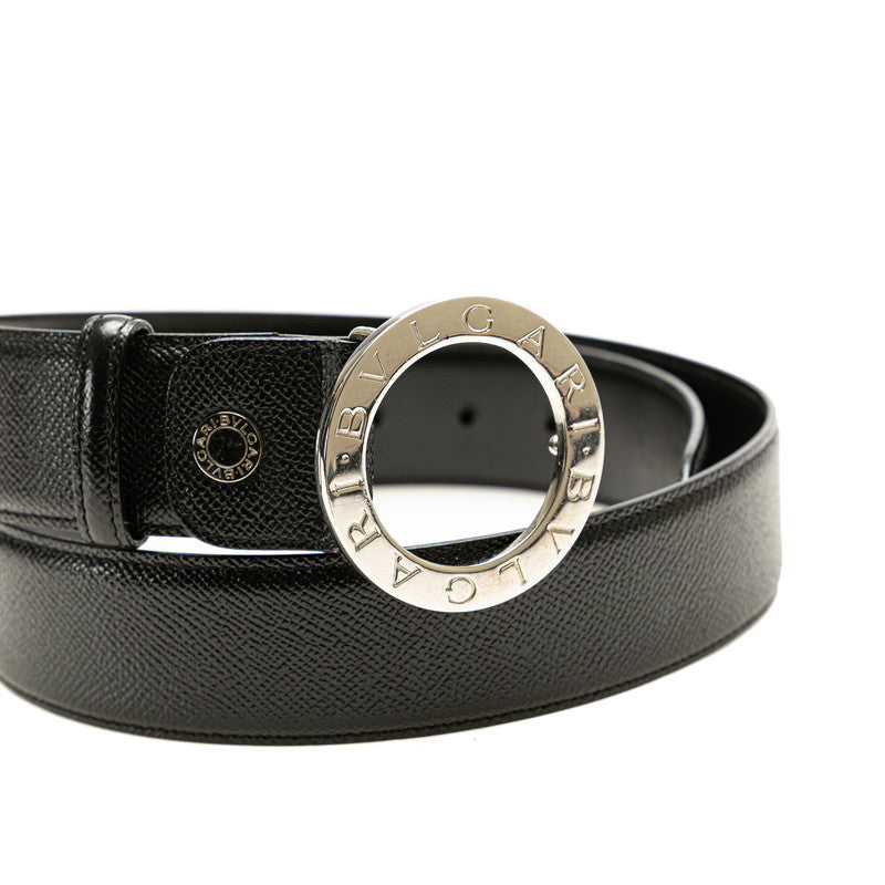 Bvlgari Leather Belt Black