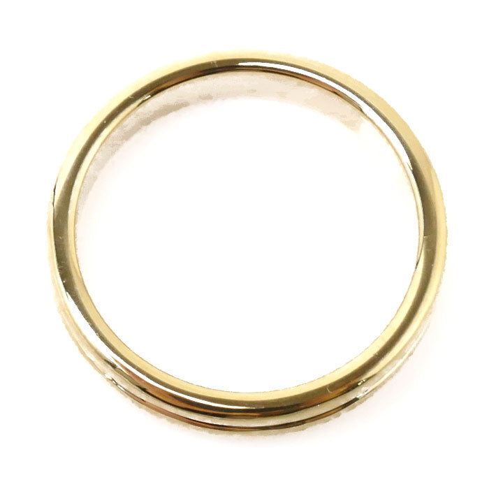 Boucheron K18YG Yellow Gold Godron Ring