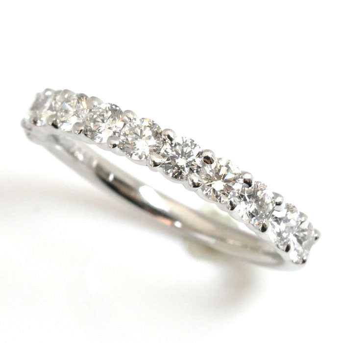 TASAKI Pt950 Platinum Diamond Half Eternity Ring