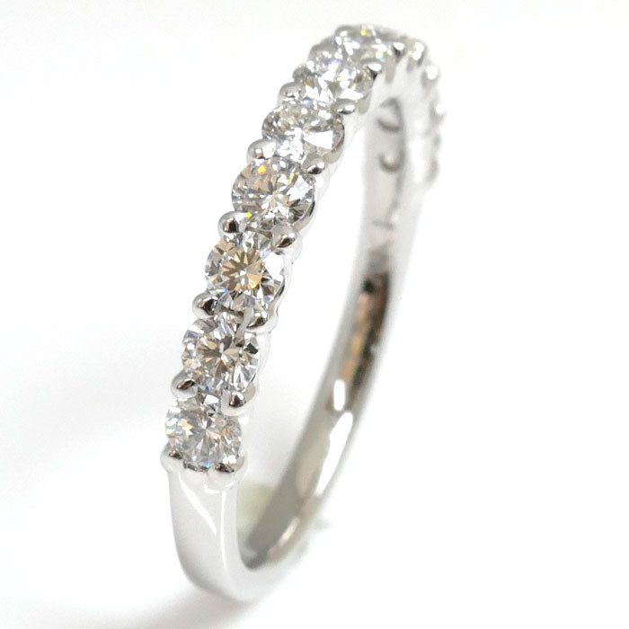 TASAKI Pt950 Platinum Diamond Half Eternity Ring