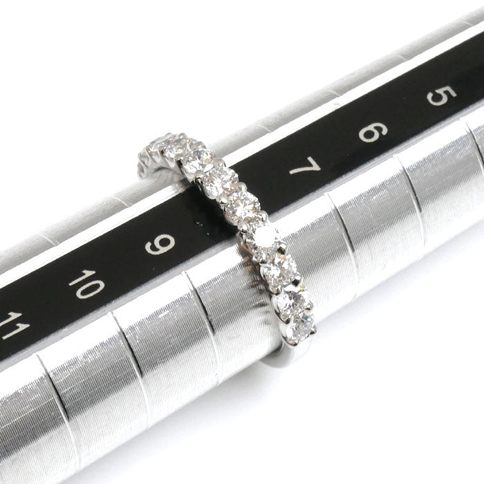 TASAKI Pt950 Platinum Diamond Half Eternity Ring