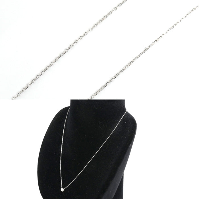 Vendome Aoyama K18WG Diamond Necklace