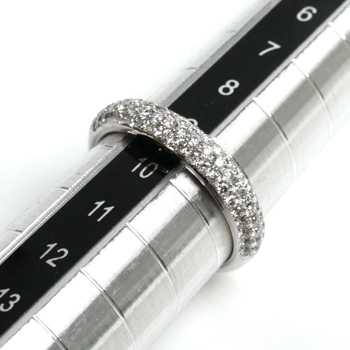 Vendome Aoyama K18WG White Gold Diamond Ring