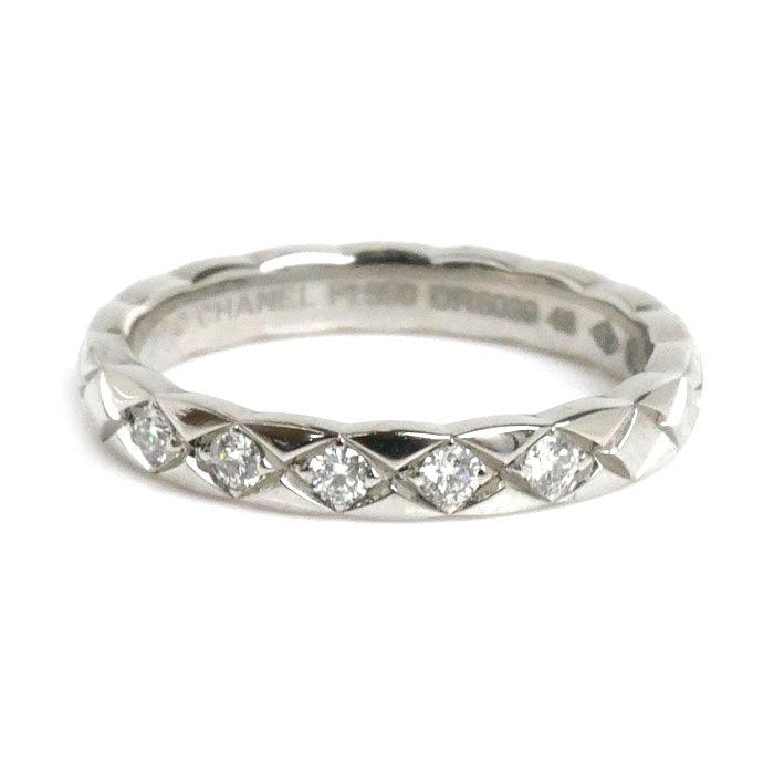 Chanel Platinum Coco Crush 5P Diamond Ring