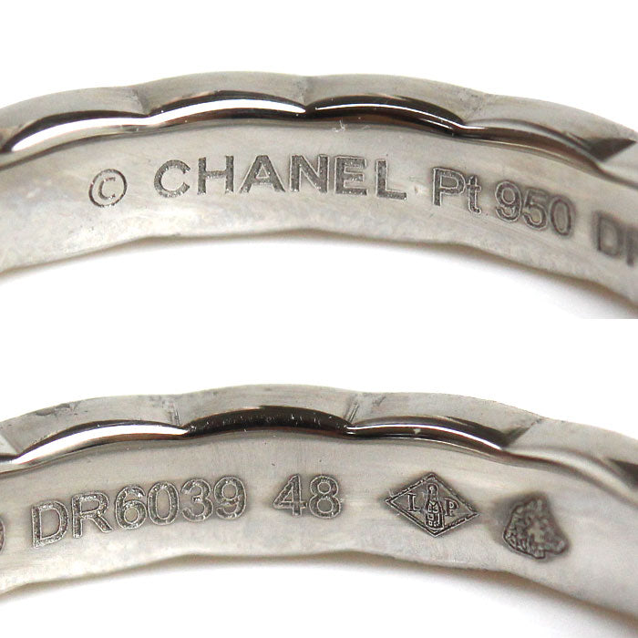 Chanel Platinum Coco Crush 5P Diamond Ring