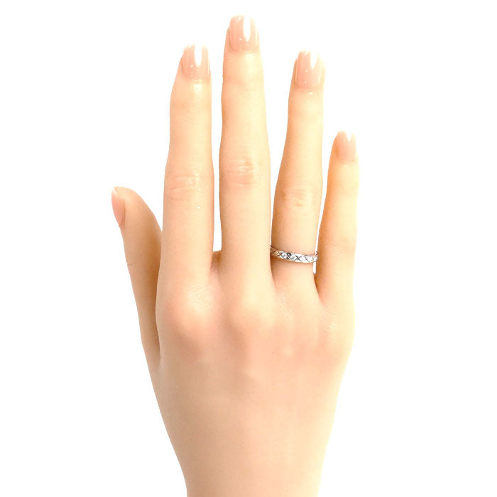 Chanel Platinum Coco Crush 5P Diamond Ring