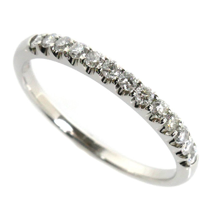 Vendome Aoyama Pt900 Platinum Diamond Half Eternity Ring