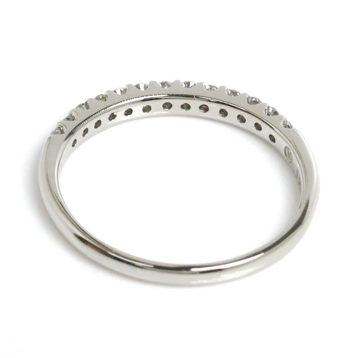 Vendome Aoyama Pt900 Platinum Diamond Half Eternity Ring