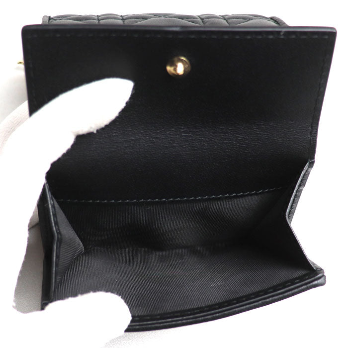 Dior Lady Dior Lotus Wallet Black