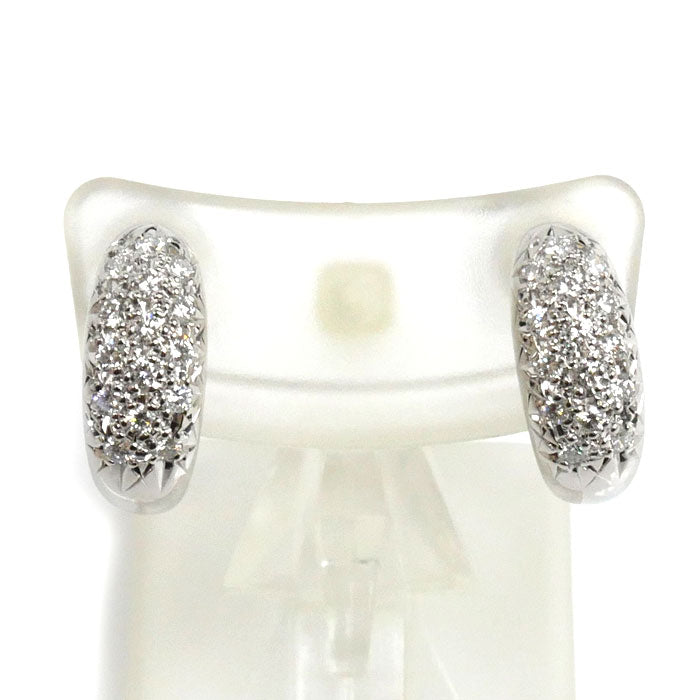 TASAKI Platinum Diamond Earrings 0.19ct