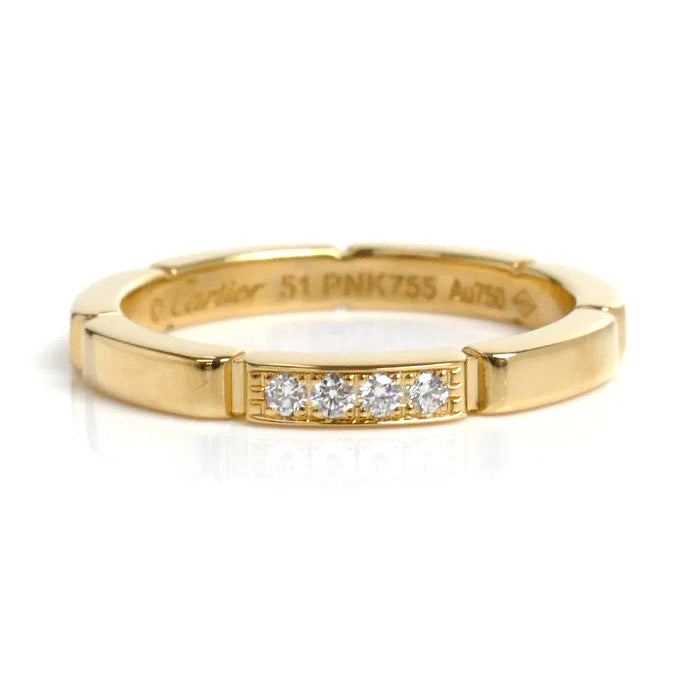 Cartier Yellow Gold Diamond Ring B4080351