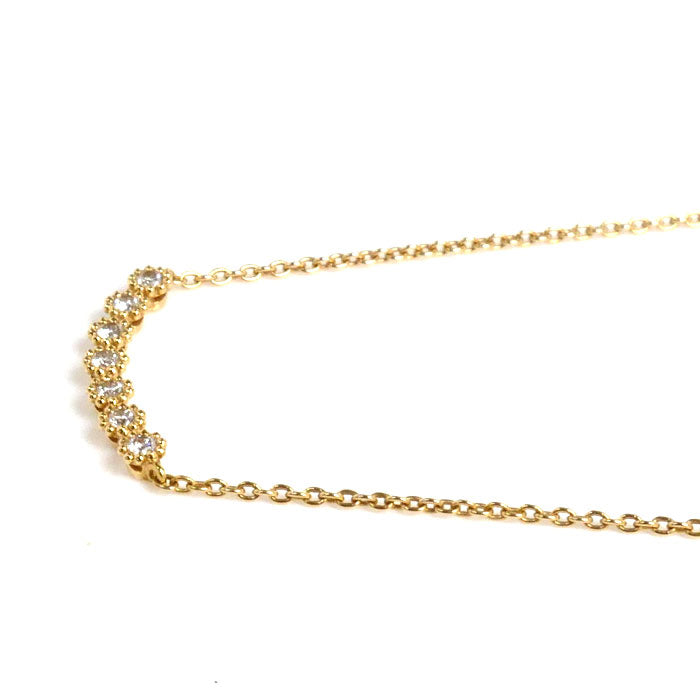 K18PG Pink Gold Diamond Necklace