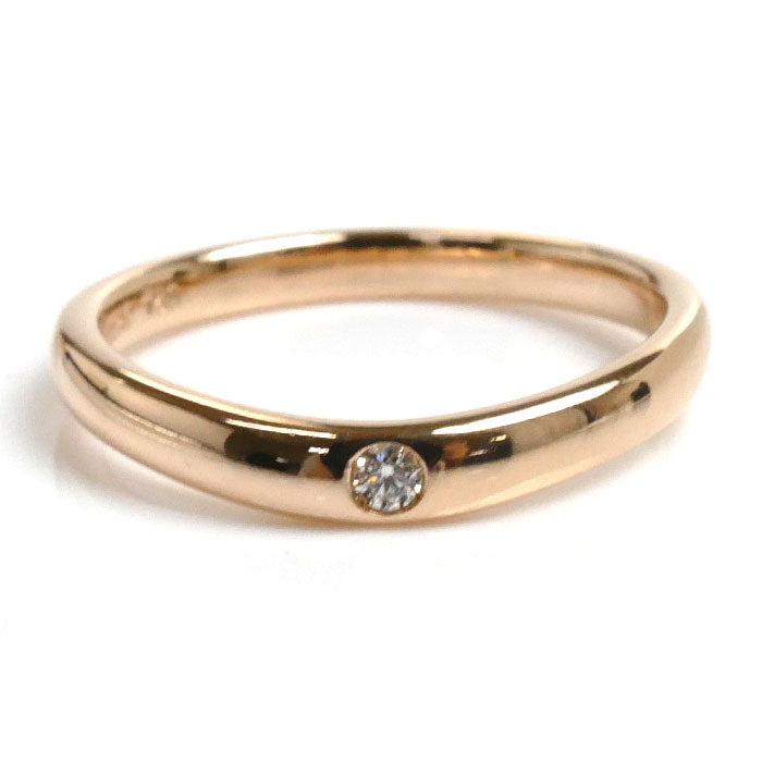 K18PG Pink Gold Diamond Ring 9