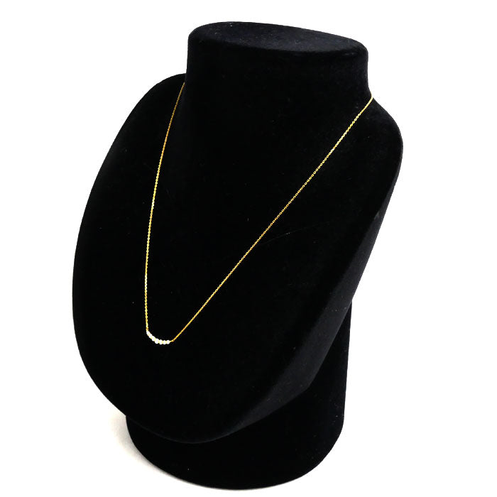 K18YG Yellow Gold Diamond Necklace 2ZN2177