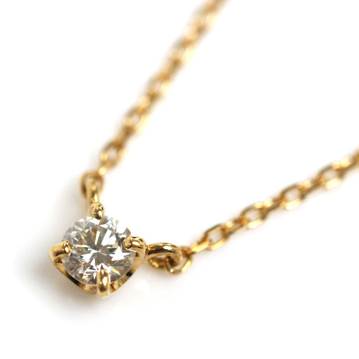 Vendome Aoyama K18YG Gold Diamond Necklace