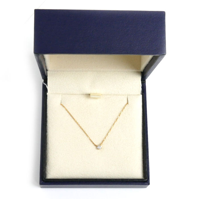 Vendome Aoyama K18YG Gold Diamond Necklace