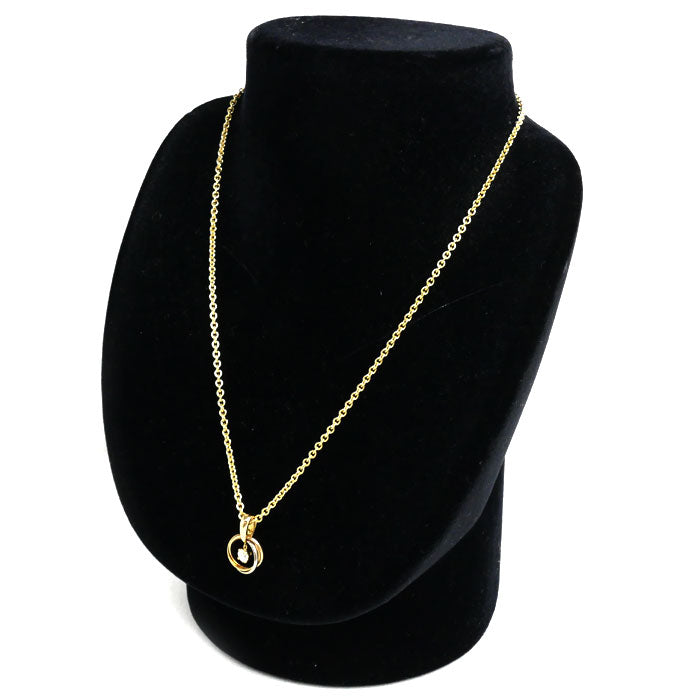 Cartier Trinity Diamond Necklace K18YG/PG/WG