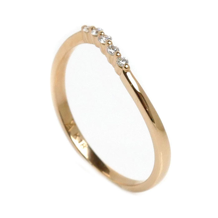 Vendome Aoyama K18PG Pink Gold Diamond Ring